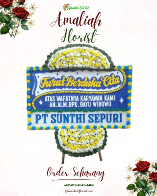 Papan Bunga Duka di Basirih
