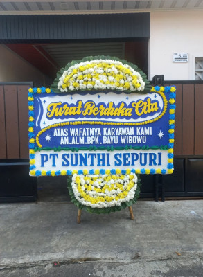 Papan Bunga Duka di Basirih